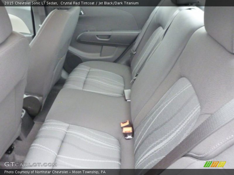 Crystal Red Tintcoat / Jet Black/Dark Titanium 2015 Chevrolet Sonic LT Sedan