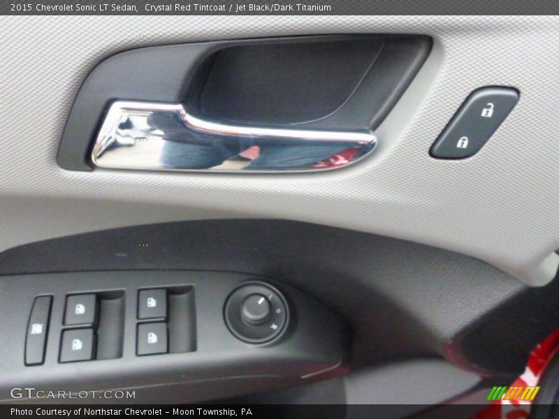 Crystal Red Tintcoat / Jet Black/Dark Titanium 2015 Chevrolet Sonic LT Sedan