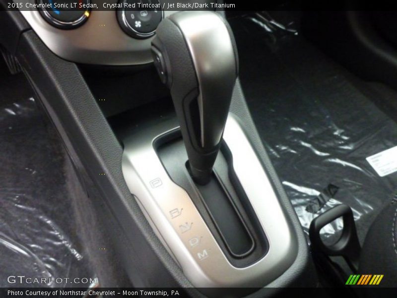 Crystal Red Tintcoat / Jet Black/Dark Titanium 2015 Chevrolet Sonic LT Sedan