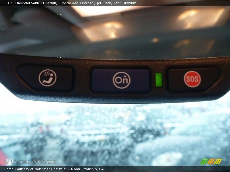Crystal Red Tintcoat / Jet Black/Dark Titanium 2015 Chevrolet Sonic LT Sedan