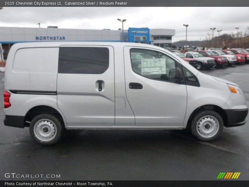 Galvanized Silver / Medium Pewter 2015 Chevrolet City Express LS