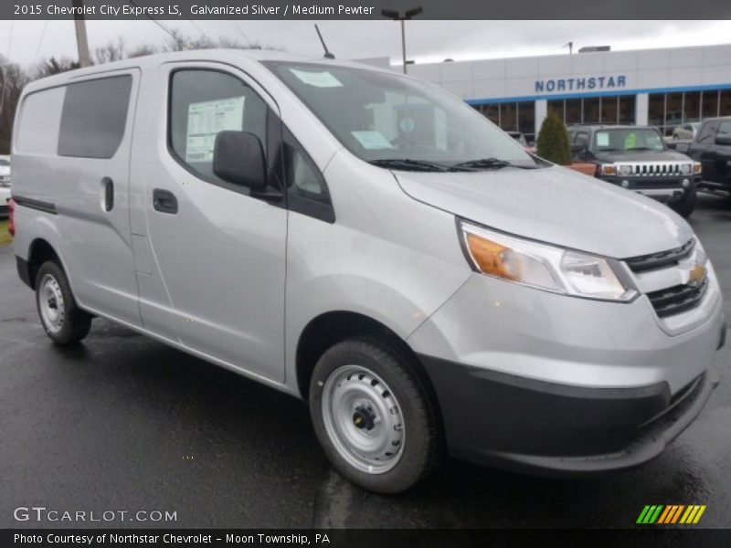 Galvanized Silver / Medium Pewter 2015 Chevrolet City Express LS