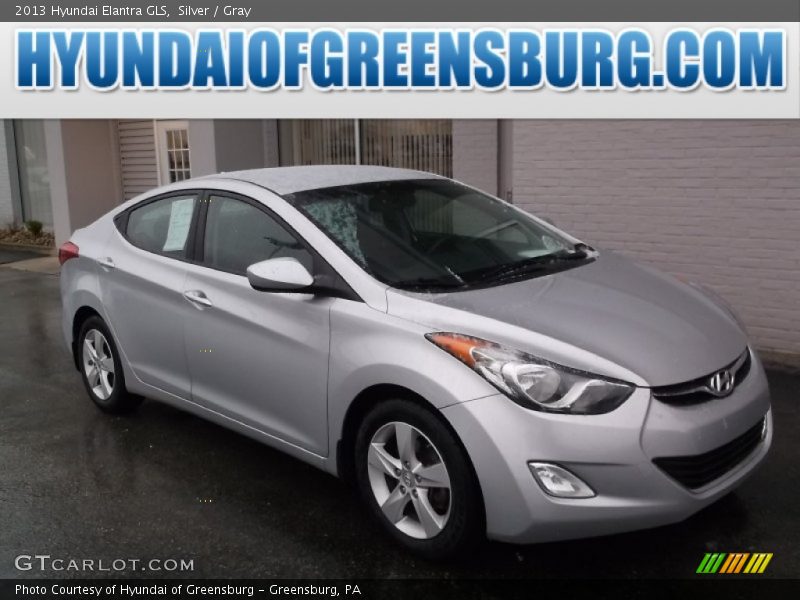 Silver / Gray 2013 Hyundai Elantra GLS