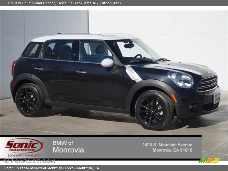 Absolute Black Metallic / Carbon Black 2015 Mini Countryman Cooper