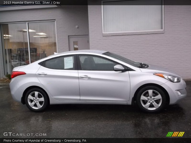 Silver / Gray 2013 Hyundai Elantra GLS
