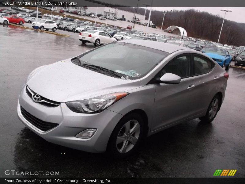 Silver / Gray 2013 Hyundai Elantra GLS