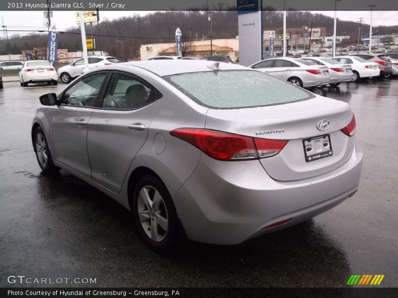 Silver / Gray 2013 Hyundai Elantra GLS