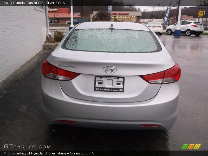 Silver / Gray 2013 Hyundai Elantra GLS