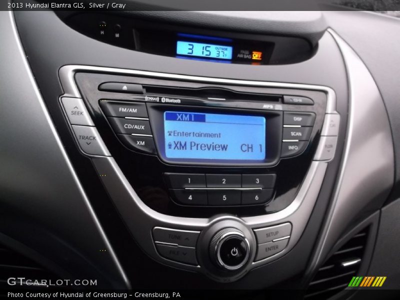 Silver / Gray 2013 Hyundai Elantra GLS