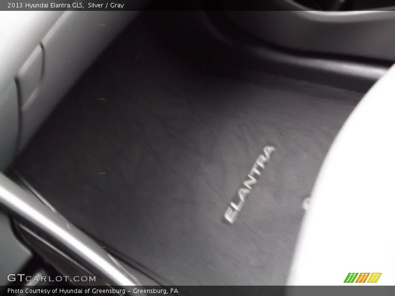 Silver / Gray 2013 Hyundai Elantra GLS