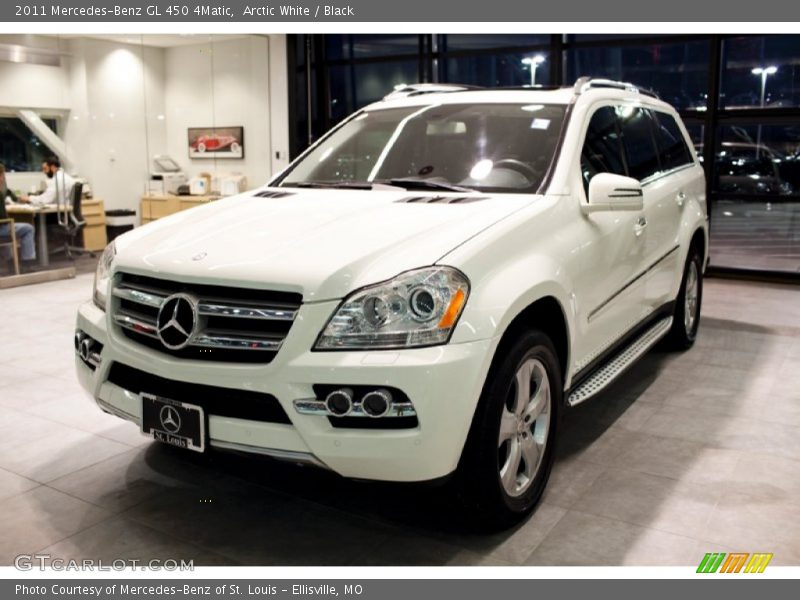 Arctic White / Black 2011 Mercedes-Benz GL 450 4Matic