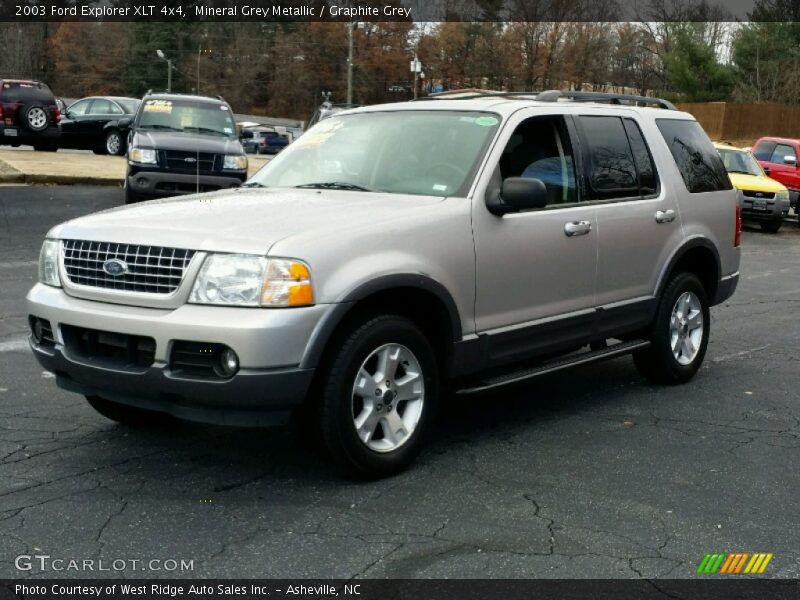 Mineral Grey Metallic / Graphite Grey 2003 Ford Explorer XLT 4x4