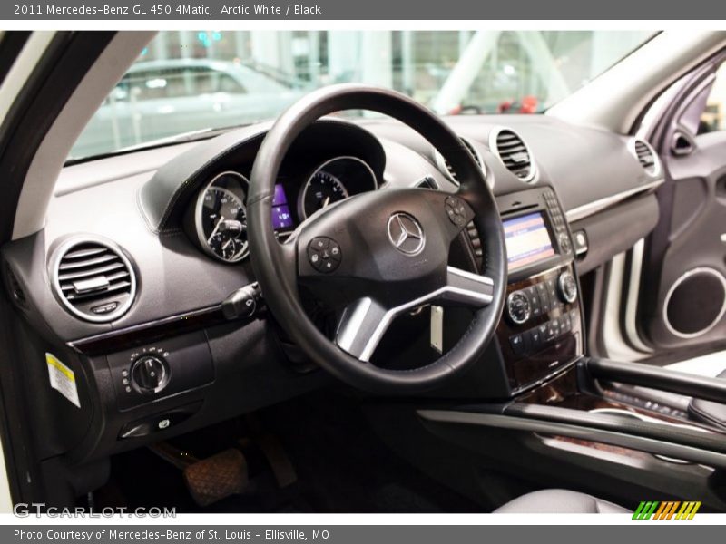 Arctic White / Black 2011 Mercedes-Benz GL 450 4Matic