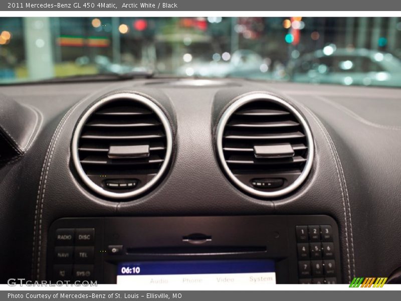 Arctic White / Black 2011 Mercedes-Benz GL 450 4Matic
