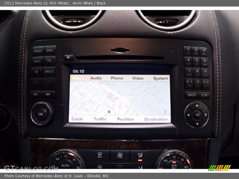 Arctic White / Black 2011 Mercedes-Benz GL 450 4Matic