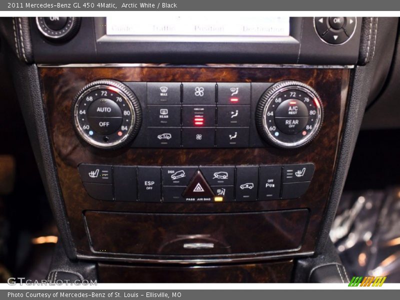Arctic White / Black 2011 Mercedes-Benz GL 450 4Matic