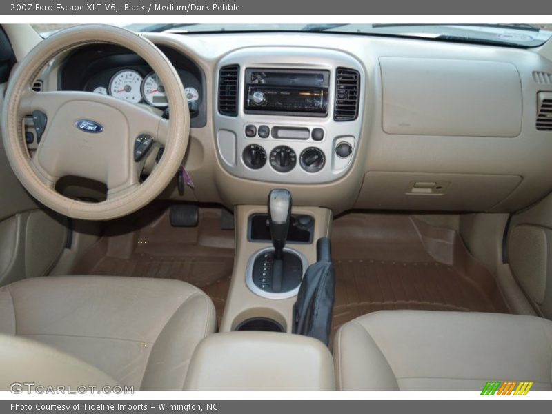 Black / Medium/Dark Pebble 2007 Ford Escape XLT V6