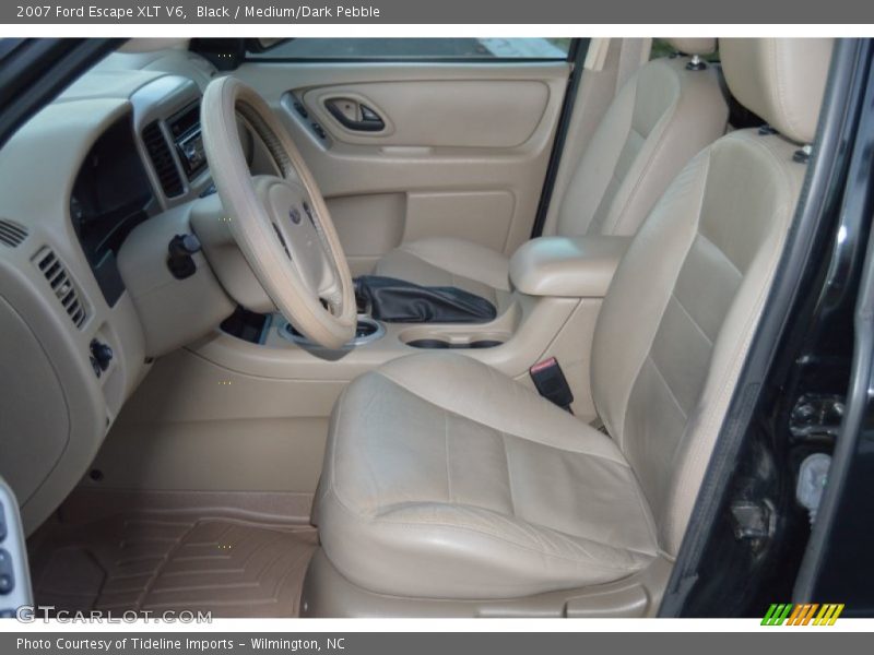 Black / Medium/Dark Pebble 2007 Ford Escape XLT V6