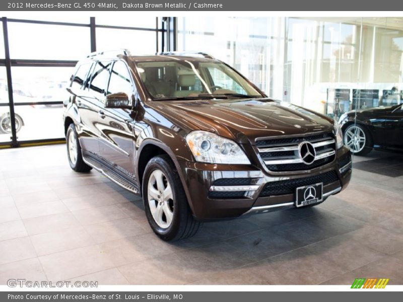 Dakota Brown Metallic / Cashmere 2012 Mercedes-Benz GL 450 4Matic