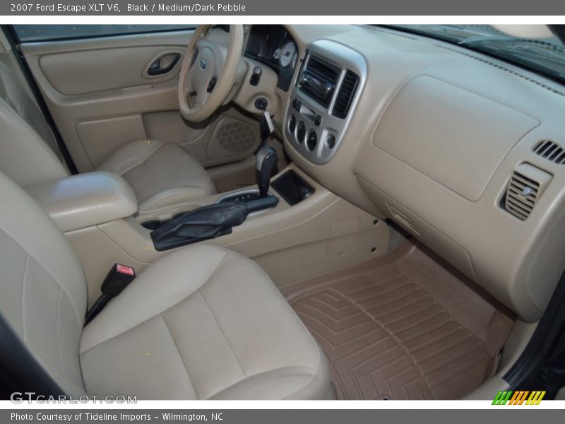 Black / Medium/Dark Pebble 2007 Ford Escape XLT V6