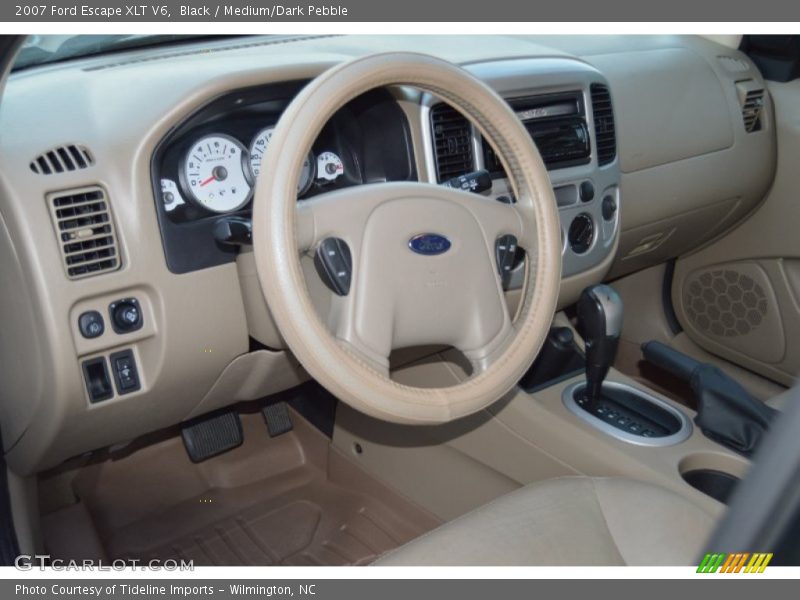 Black / Medium/Dark Pebble 2007 Ford Escape XLT V6