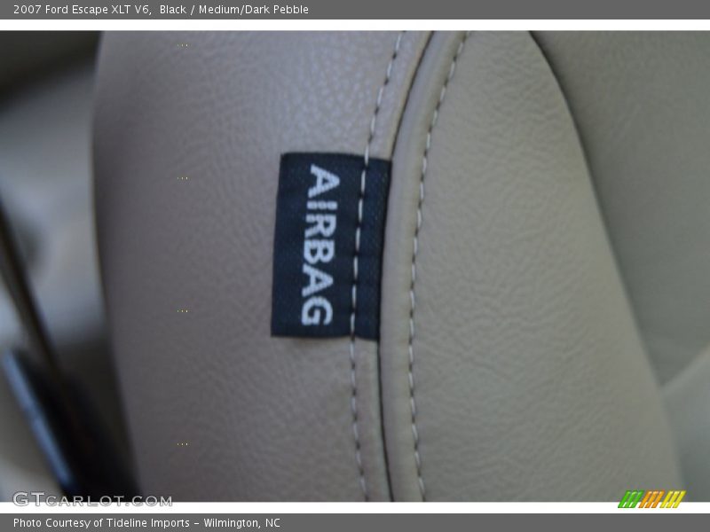 Black / Medium/Dark Pebble 2007 Ford Escape XLT V6