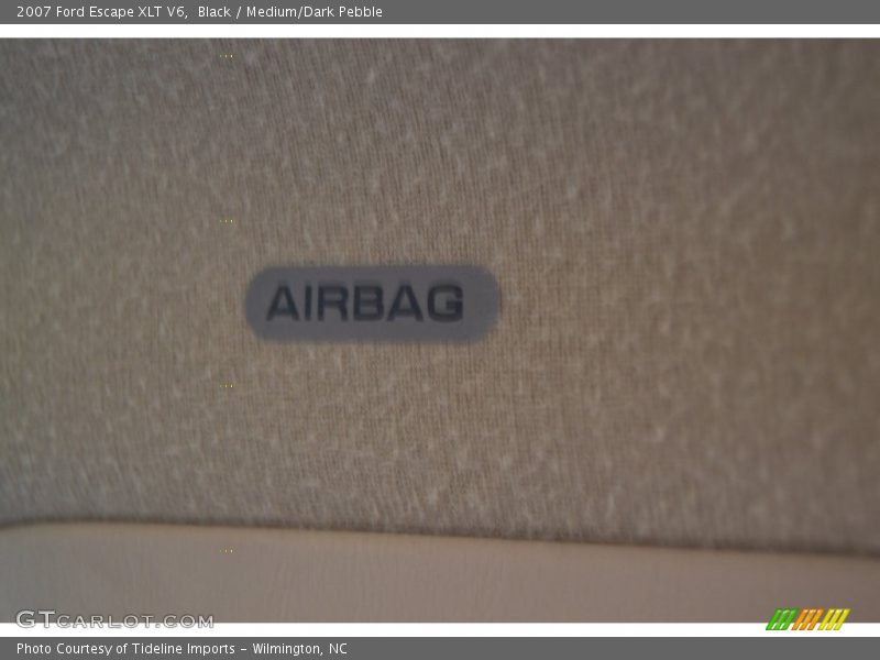 Black / Medium/Dark Pebble 2007 Ford Escape XLT V6