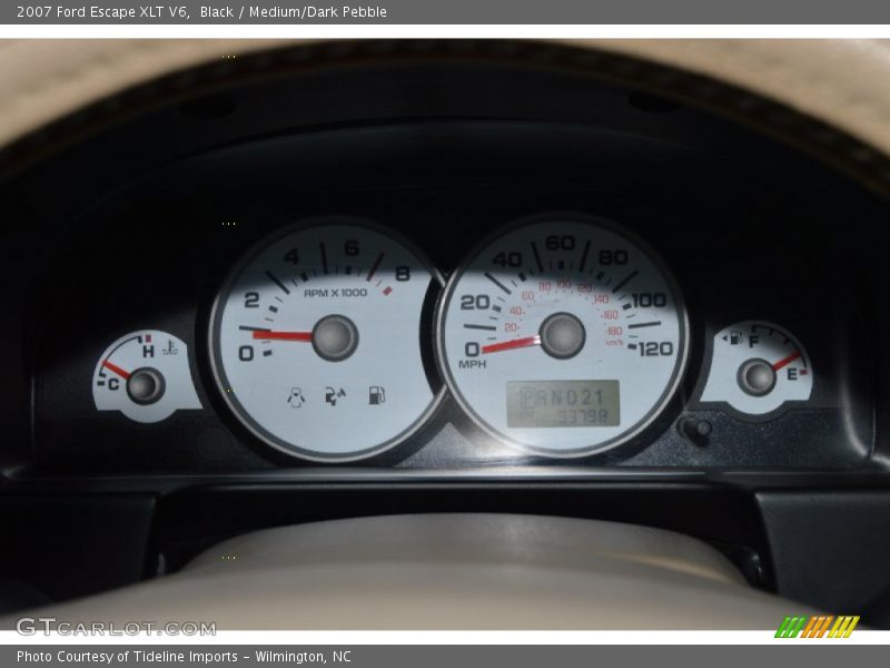 Black / Medium/Dark Pebble 2007 Ford Escape XLT V6