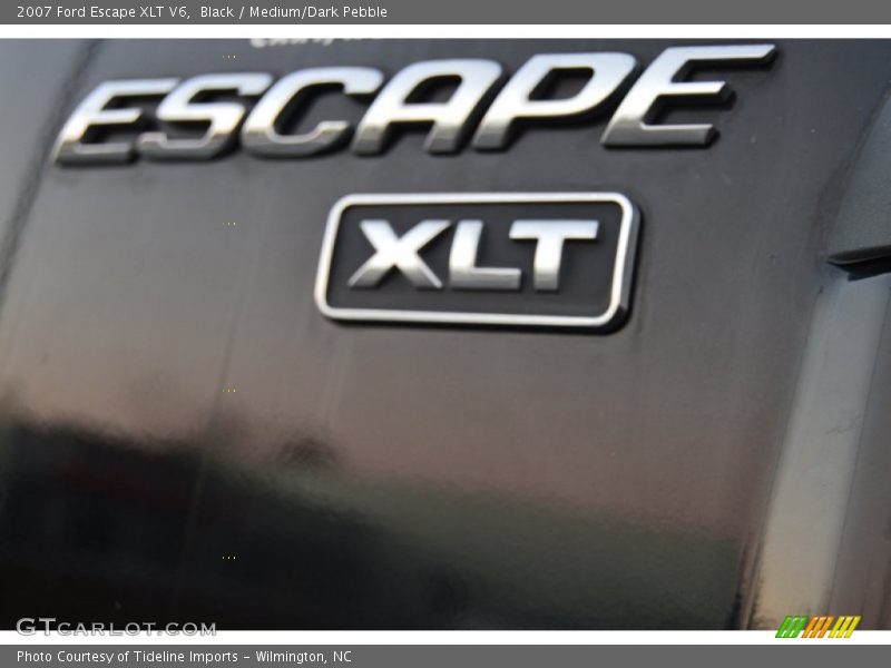 Black / Medium/Dark Pebble 2007 Ford Escape XLT V6