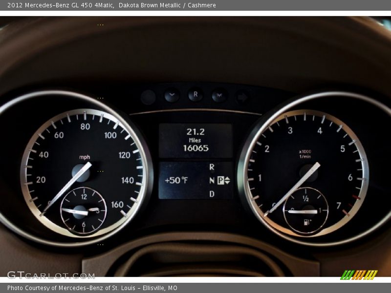 Dakota Brown Metallic / Cashmere 2012 Mercedes-Benz GL 450 4Matic