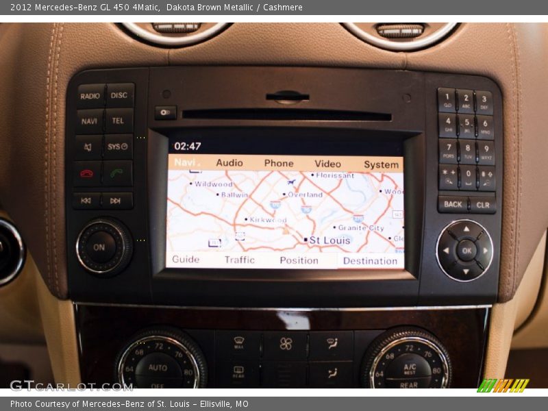 Dakota Brown Metallic / Cashmere 2012 Mercedes-Benz GL 450 4Matic