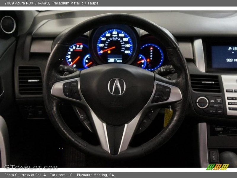 Palladium Metallic / Taupe 2009 Acura RDX SH-AWD
