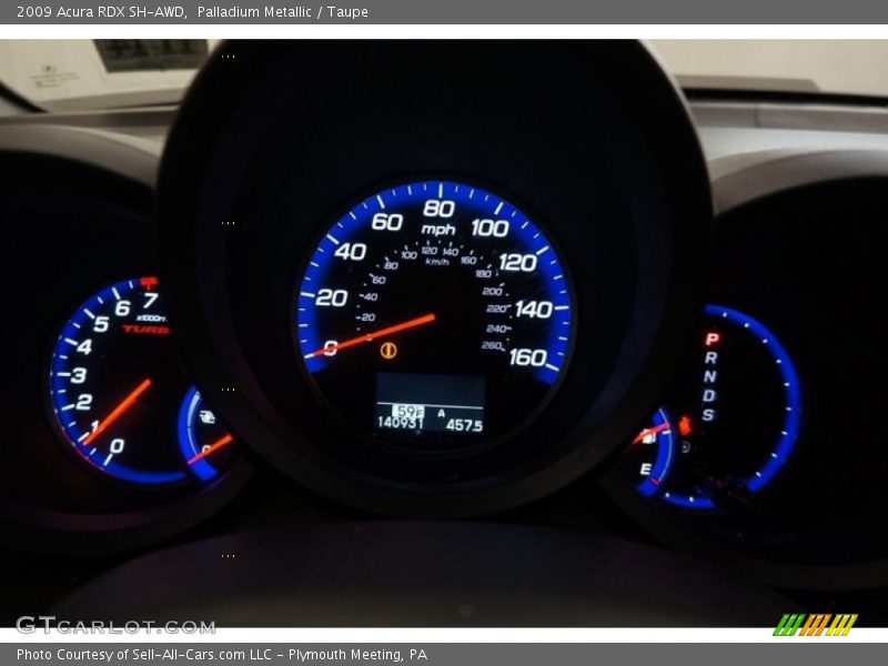 Palladium Metallic / Taupe 2009 Acura RDX SH-AWD