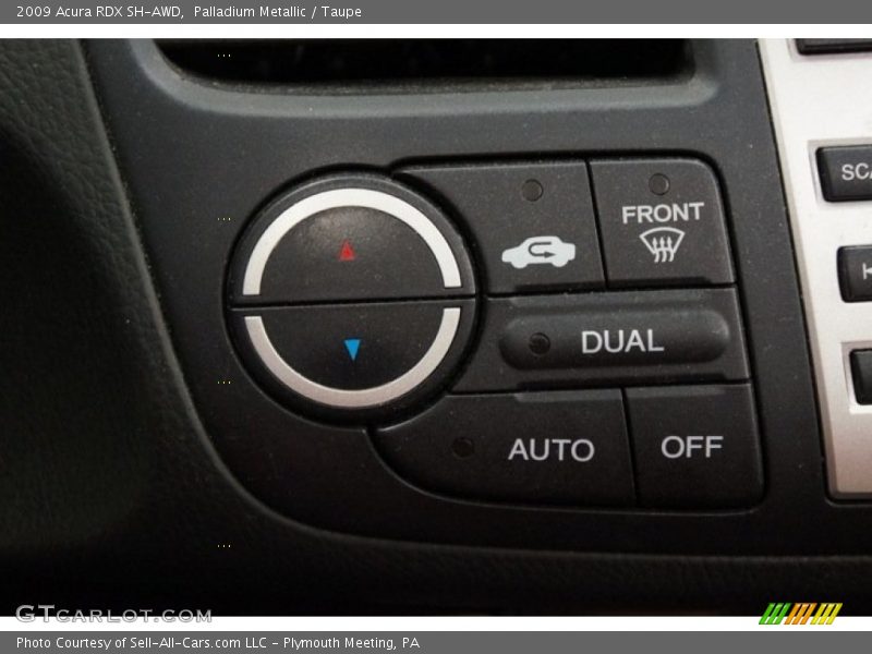 Palladium Metallic / Taupe 2009 Acura RDX SH-AWD