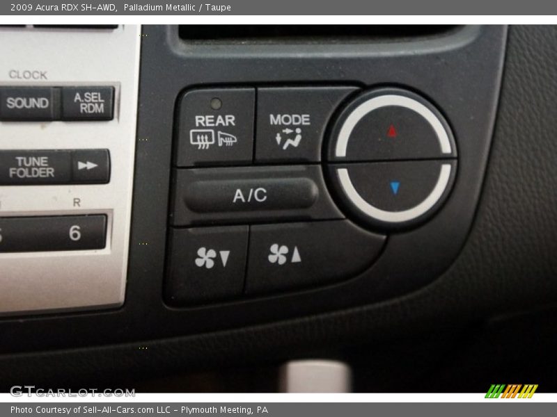 Palladium Metallic / Taupe 2009 Acura RDX SH-AWD