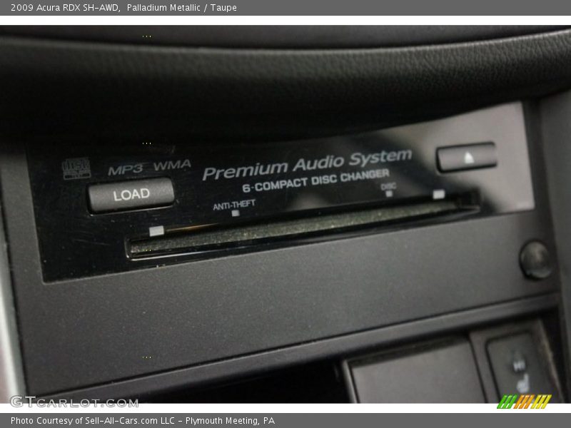 Palladium Metallic / Taupe 2009 Acura RDX SH-AWD