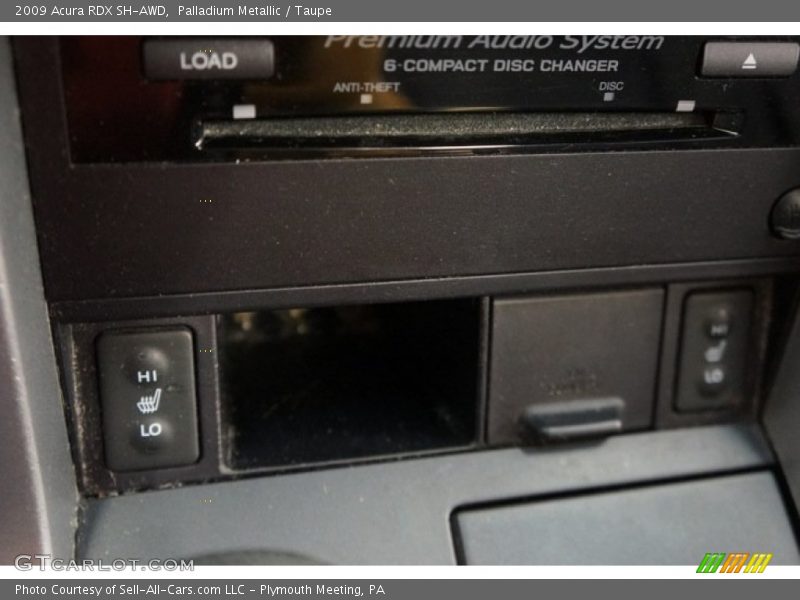 Palladium Metallic / Taupe 2009 Acura RDX SH-AWD