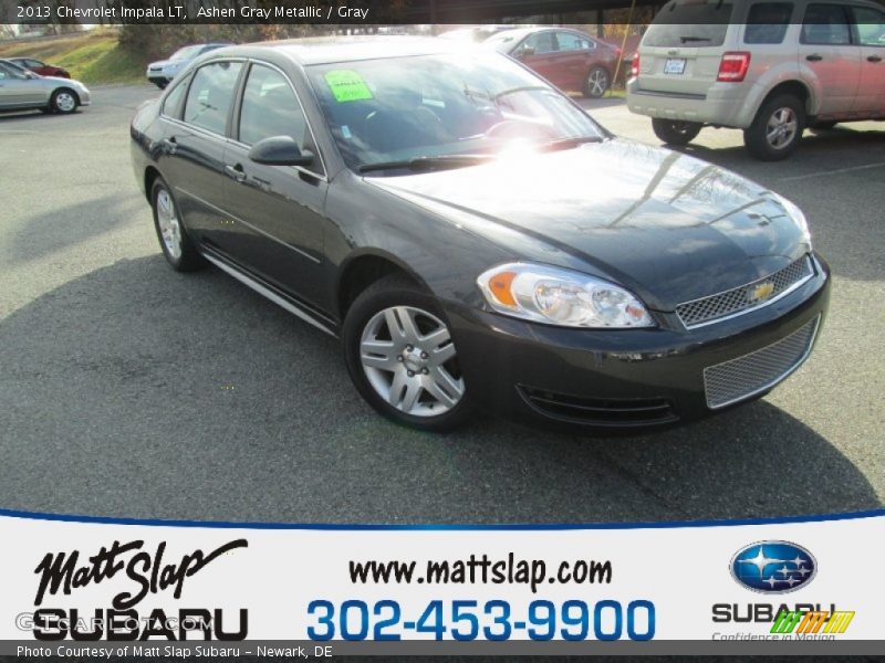 Ashen Gray Metallic / Gray 2013 Chevrolet Impala LT