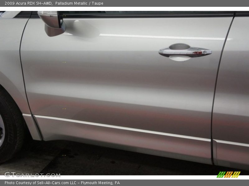 Palladium Metallic / Taupe 2009 Acura RDX SH-AWD
