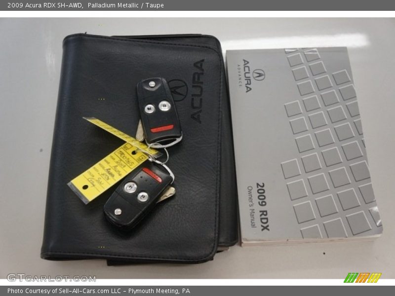 Palladium Metallic / Taupe 2009 Acura RDX SH-AWD