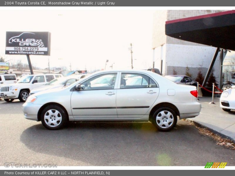 Moonshadow Gray Metallic / Light Gray 2004 Toyota Corolla CE