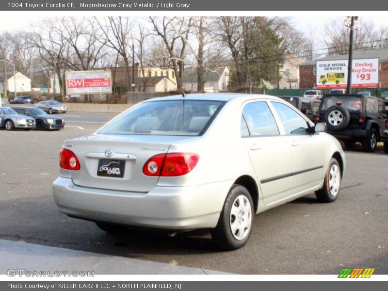 Moonshadow Gray Metallic / Light Gray 2004 Toyota Corolla CE