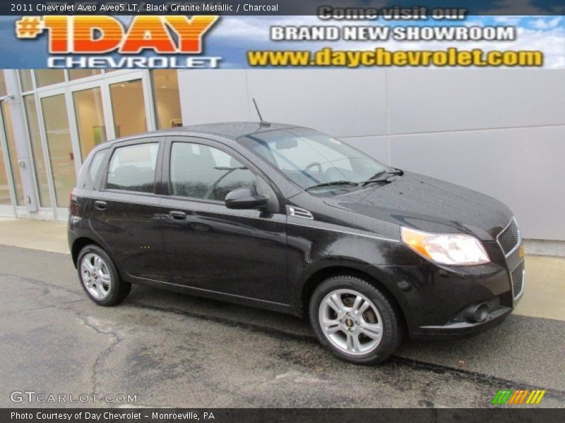 Black Granite Metallic / Charcoal 2011 Chevrolet Aveo Aveo5 LT