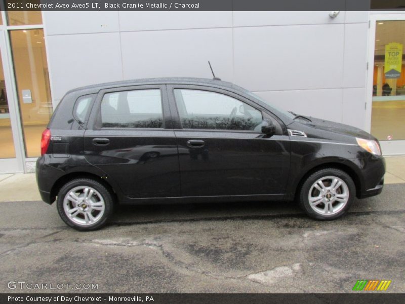 Black Granite Metallic / Charcoal 2011 Chevrolet Aveo Aveo5 LT