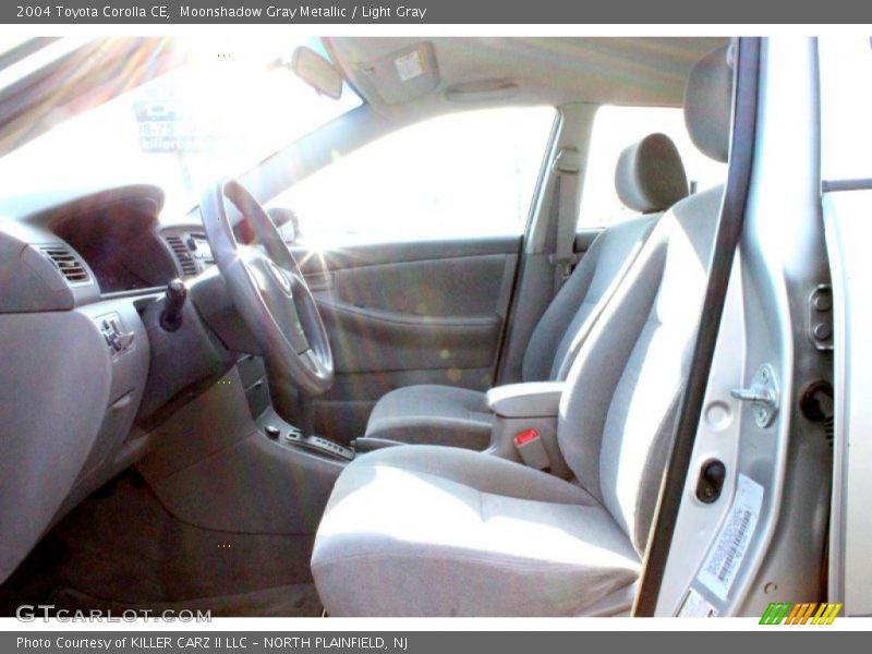 Moonshadow Gray Metallic / Light Gray 2004 Toyota Corolla CE