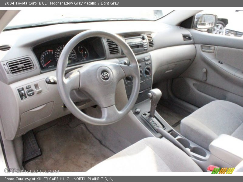 Moonshadow Gray Metallic / Light Gray 2004 Toyota Corolla CE