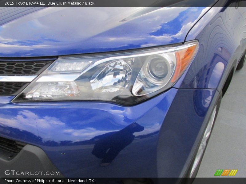Blue Crush Metallic / Black 2015 Toyota RAV4 LE