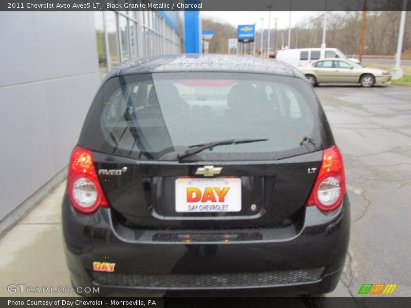 Black Granite Metallic / Charcoal 2011 Chevrolet Aveo Aveo5 LT