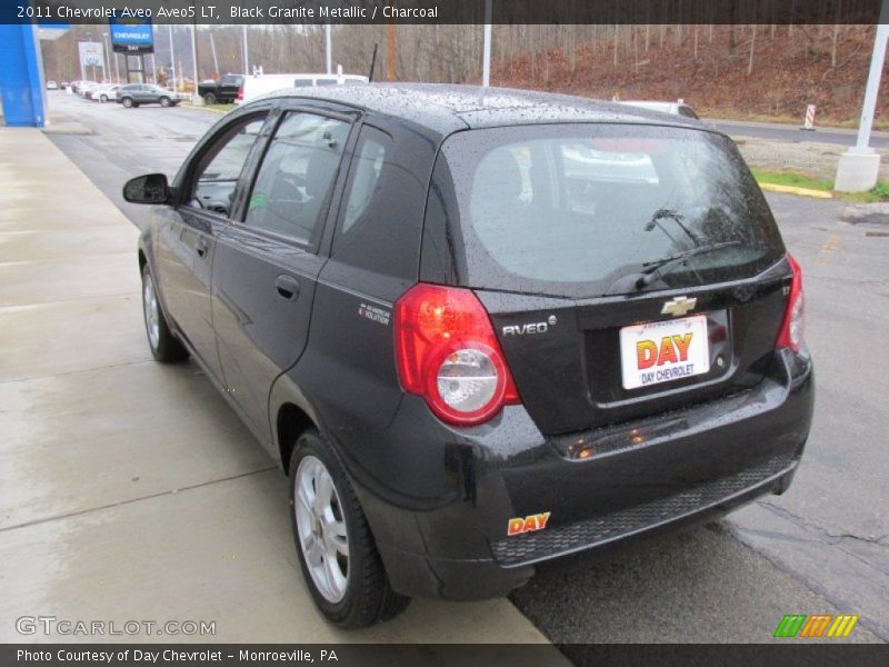 Black Granite Metallic / Charcoal 2011 Chevrolet Aveo Aveo5 LT