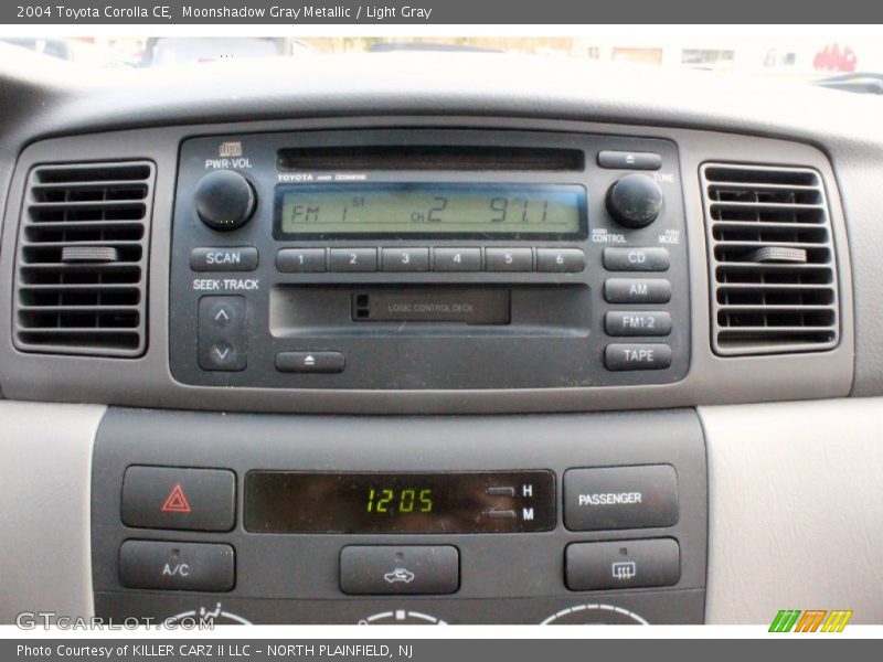 Moonshadow Gray Metallic / Light Gray 2004 Toyota Corolla CE
